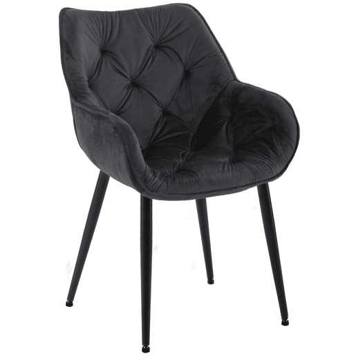 Silla Tanna en terciopelo 62X58X83 cm
