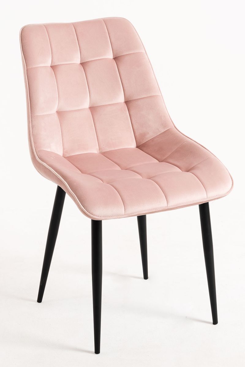 Silla Cade Terciopelo Rosa