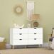 Cómoda con Cajone PB, Pino HOMCOM, hogar - muebles de dormitorio Cómoda con Cajone PB, Pino HOMCOM, hogar - muebles de dormitorio Blanco
