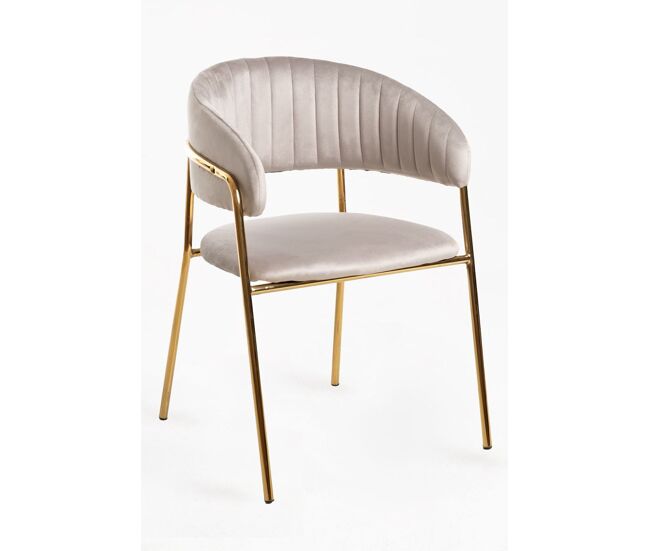 Silla Moniel Golden Terciopelo