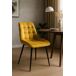 Silla Cade Terciopelo Silla Cade Terciopelo Amarillo