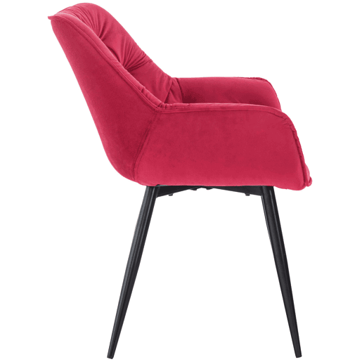 Silla Tanna en terciopelo 62X58X83 cm