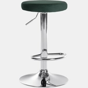 Taburete de bar Ponte tapizado en terciopelo Verde 38.5X38.5X60 cm