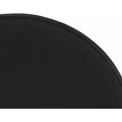 Taburete de bar Ponte tapizado en terciopelo Negro 38.5X38.5X60 cm