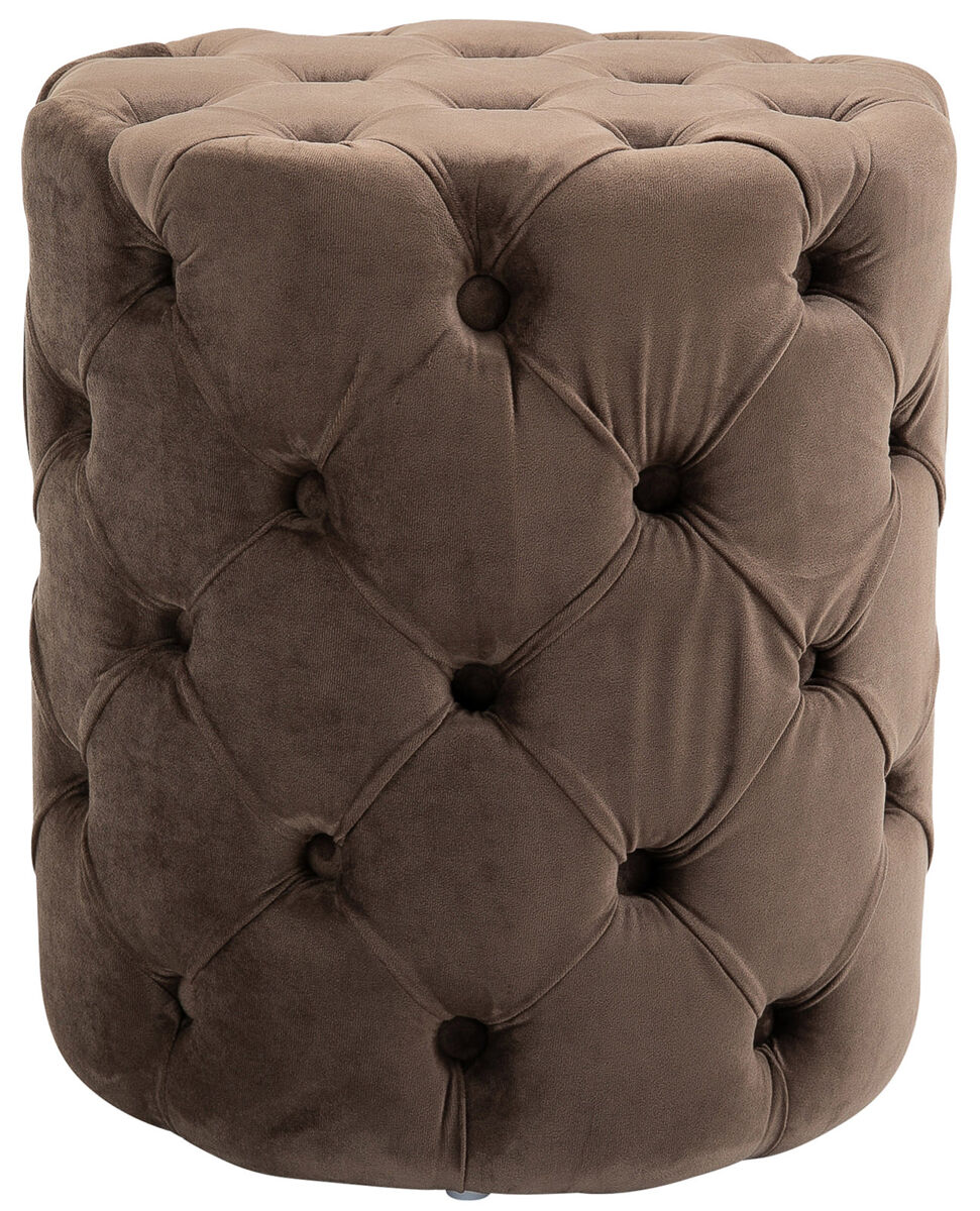 Taburete Reposapies Drancy En Terciopelo