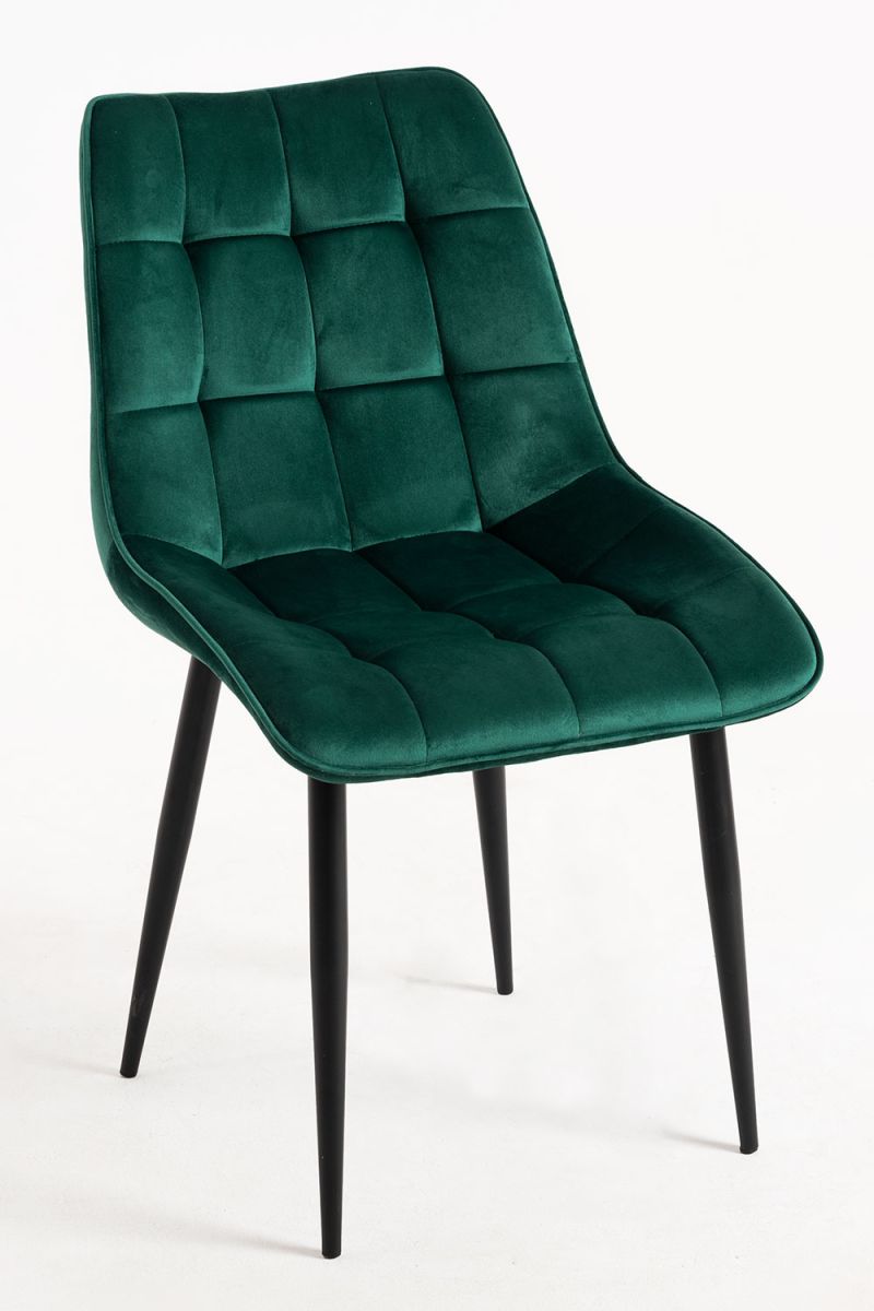 Silla Cade Terciopelo Verde