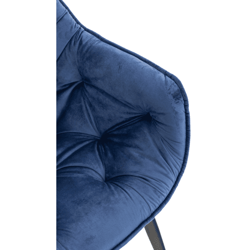 Silla Tanna en terciopelo 62X58X83 cm