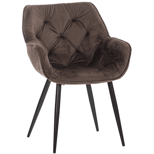Silla Tanna en terciopelo 62X58X83 cm