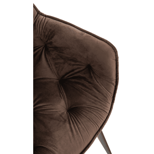 Silla Tanna en terciopelo 62X58X83 cm