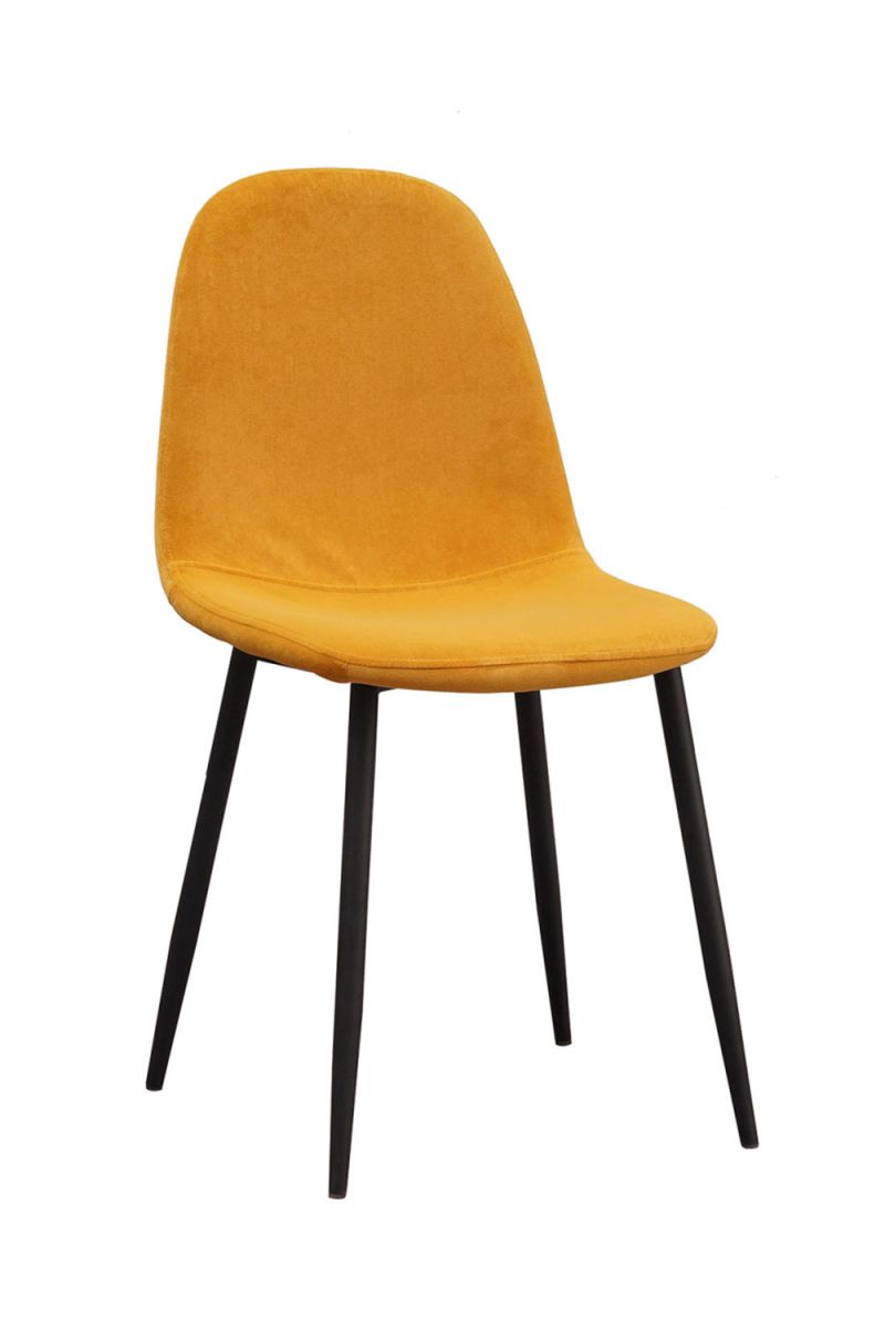 Silla Teok Black Terciopelo