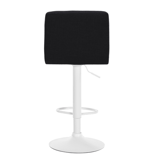 Taburete de bar Calma en tela Negro 47X46X94 cm