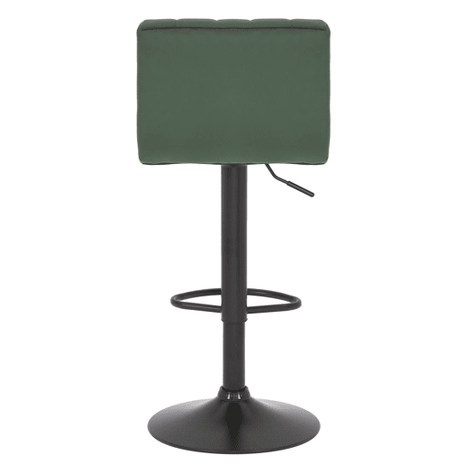 Taburete de bar Jamie en terciopelo Verde 50X40X85 cm