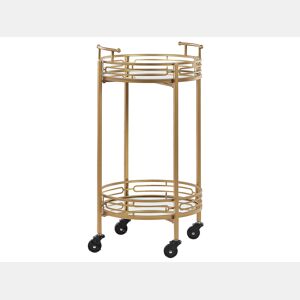 Carrinho de cozinha FARLEY Metal Dourado
