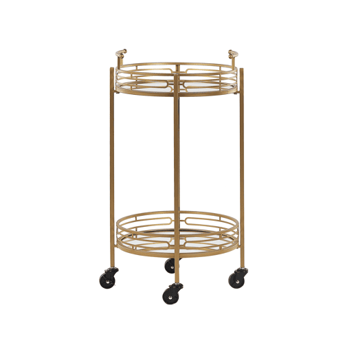 Carrinho de cozinha FARLEY Metal Dourado Carrinho de cozinha FARLEY Metal Dourado