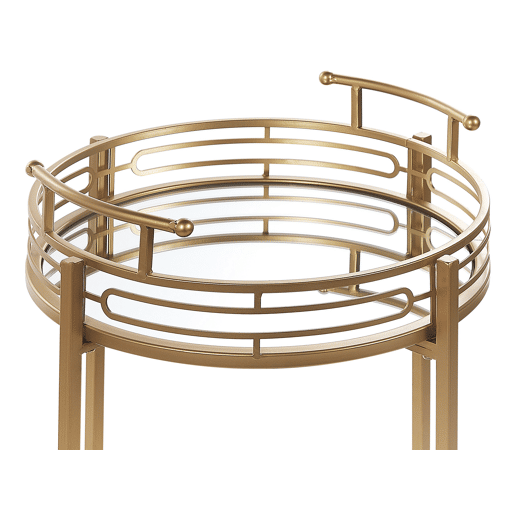 Carrinho de cozinha FARLEY Metal Dourado Carrinho de cozinha FARLEY Metal Dourado