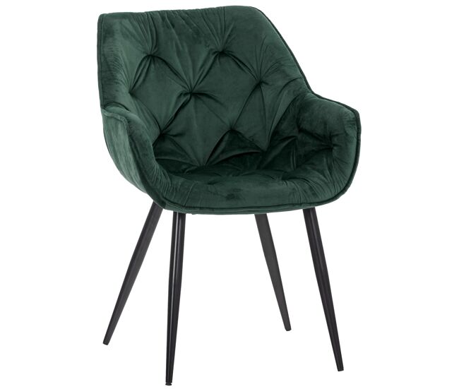 Silla tanna en terciopelo 62x58x83 cm