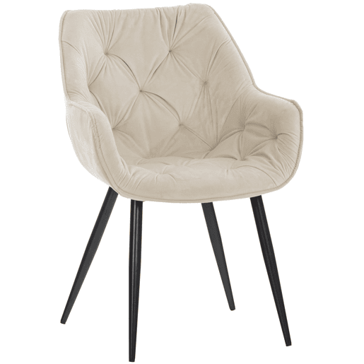 Silla Tanna en terciopelo 62X58X83 cm