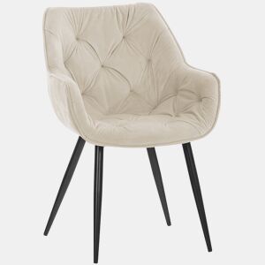Silla Tanna en terciopelo 62X58X83 cm