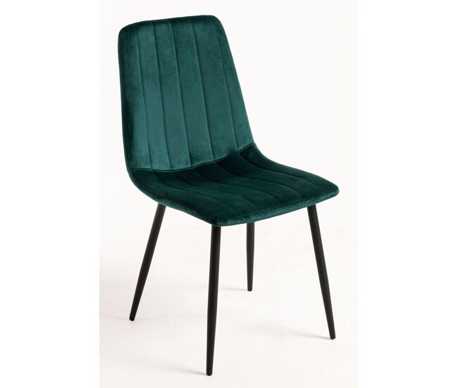 Silla liny terciopelo - verde