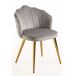 Silla Blume Gold Terciopelo Silla Blume Gold Terciopelo Gris
