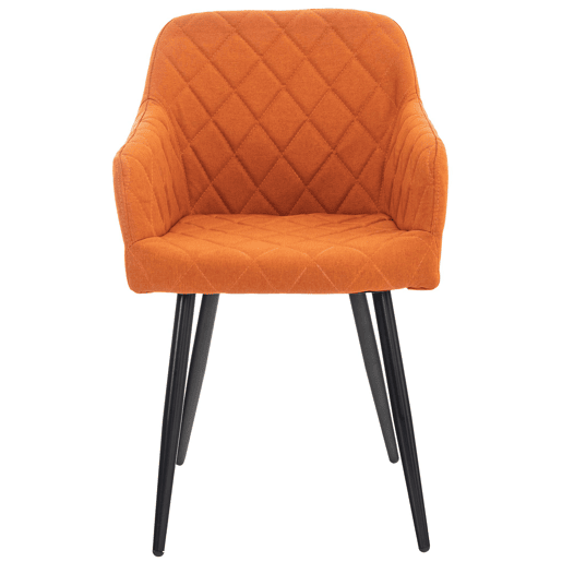 Silla de comedor Shila Tela Naranja 44X47X84 cm
