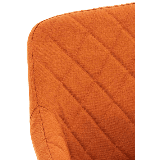 Silla de comedor Shila Tela Naranja 44X47X84 cm