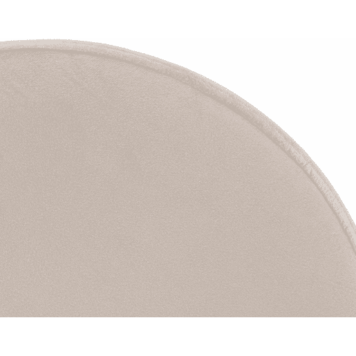 Taburete de bar Ponte tapizado en terciopelo Crema 38.5X38.5X60 cm