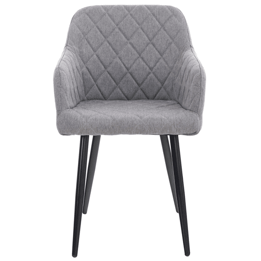 Silla de comedor Shila Tela Gris 44X47X84 cm
