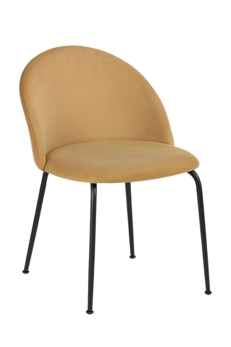 Silla Black Dalnia Terciopelo
