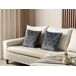 Beliani Cojín decorativo ALYSSUM 45x45 Beliani Cojín decorativo ALYSSUM 45x45 Azul