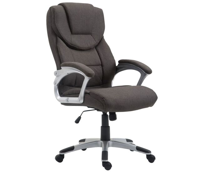 Silla de oficina texas en tela gris oscuro 73x65x109 cm