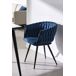 Silla Widny Black Terciopelo Silla Widny Black Terciopelo Azul