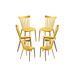Pack 6 Sillas Leka Pack 6 Sillas Leka Amarillo