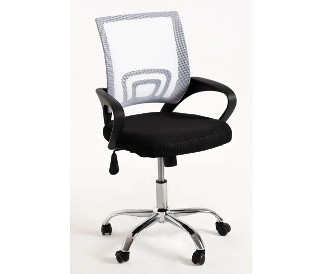 Silla midi pro - blanco y negro