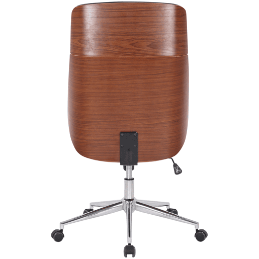Silla De Oficina Varel Simil cuero Nogalcrema 66X58X110 cm