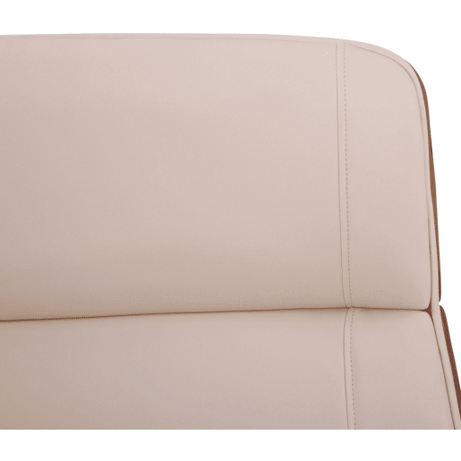 Silla De Oficina Varel Simil cuero Nogalcrema 66X58X110 cm