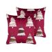Beliani Cojín decorativo GOLDSPRUCE 45x45 Beliani Cojín decorativo GOLDSPRUCE 45x45 Rojo