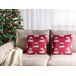 Beliani Cojín decorativo GOLDSPRUCE 45x45 Beliani Cojín decorativo GOLDSPRUCE 45x45 Rojo