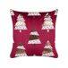Beliani Cojín decorativo GOLDSPRUCE 45x45 Beliani Cojín decorativo GOLDSPRUCE 45x45 Rojo