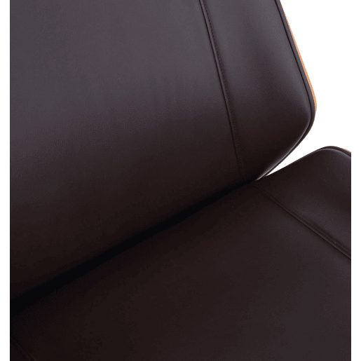 Silla de oficina Varel Simil cuero Nogalmarrón 66X58X110 cm