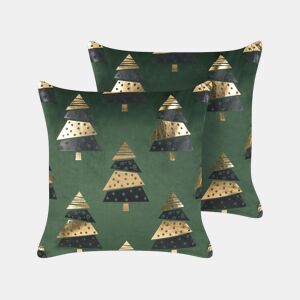 Beliani Almofada decorativa GOLDSPRUCE