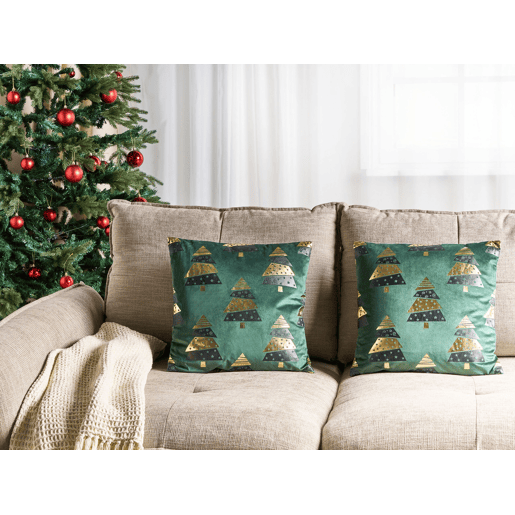 Beliani Almofada decorativa GOLDSPRUCE