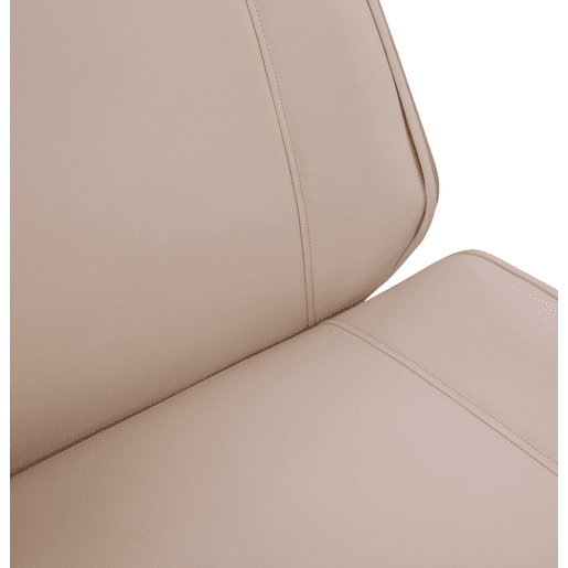 Silla de oficina Varel Simil cuero Naturalcrema 66X58X110 cm