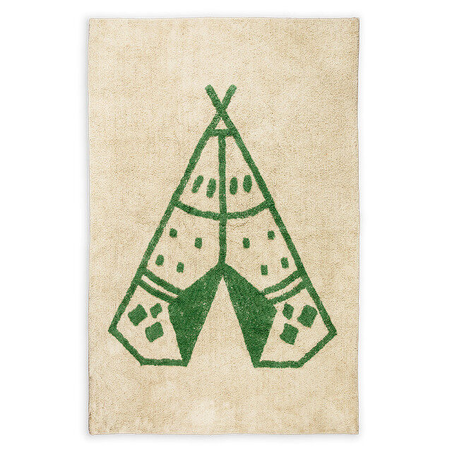 Alfombra de algodón tufted etampado Mokau