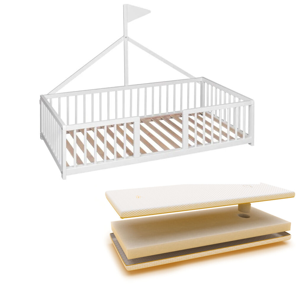 Cama infantil tipi Apache Wonderland + colchón Ternum