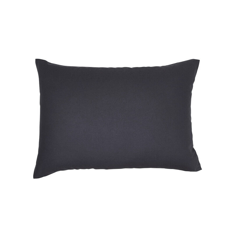 Funda de almohada/cuadrante 100% algodón, calidad 144 hilos. en colores lisos. carbón 60x60cm