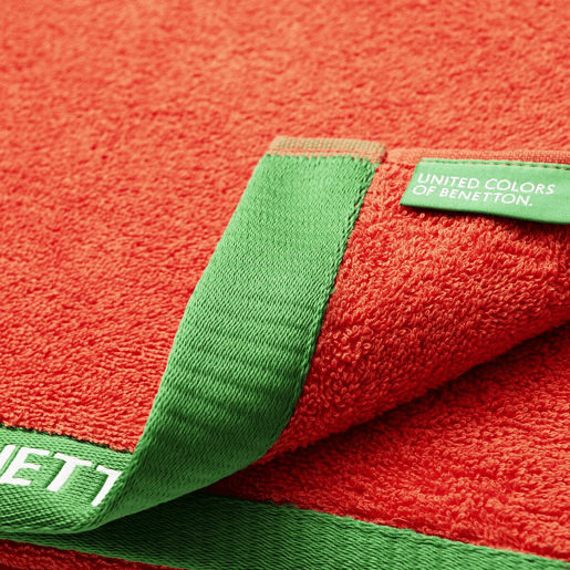 Toalha de Praia Benetton Rainbow Vermelho (160 x 90 cm)