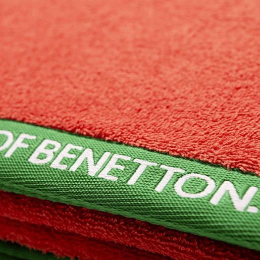 Toalha de Praia Benetton Rainbow Vermelho (160 x 90 cm)