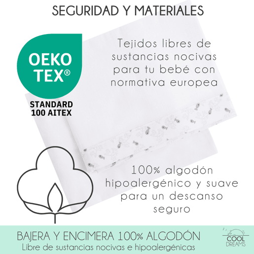 Berço co-sleeping Indi 120x60 + kit co-sleeping + roupa de cama e topper Cool-Dreams© Berço co-sleeping Indi 120x60 + kit co-sleeping + roupa de cama e topper Cool-Dreams©