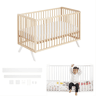 Berço de co-sleeping Koala + kit de co-sleeping + kit para converter o berço em cama cor branca